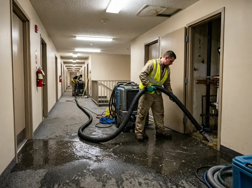 multi-unit-apartment-hallway-f-005 — frequently asked questions, Emergency Burst Pipe Water Extraction & Removal in Wylie, TX